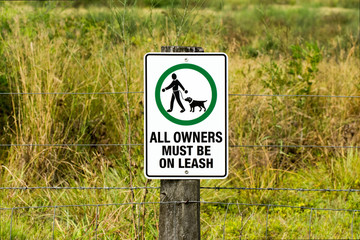 All owners must be on a leash