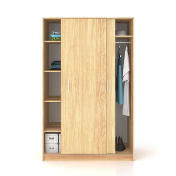 Wardrobe With Sliding Doors