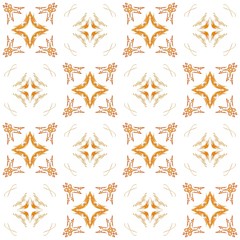 Texture with 3D rendering abstract fractal orange pattern