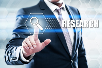 Research Analysis Market Information Expertise Internet Business Technology Concept