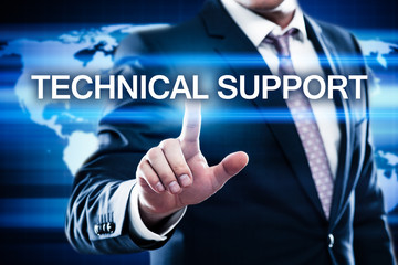 Fototapeta na wymiar Technical Support Customer Service Business Technology Internet Concept