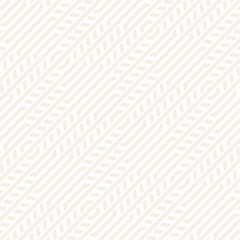 Vector Seamless Pattern. Repeating Lattice Abstract Background. Linear Grid From Striped Hexagonal Elements.