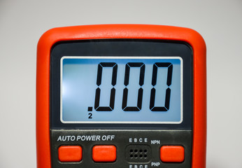Multimeter for measuring various parameters.
