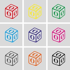 toys icon stock vector illustration flat design