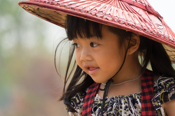 Portrait Of Cute Asian Girl