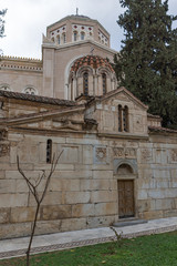 Fototapeta na wymiar Amazing view of Agios Eleftherios church in Athens, Attica, Greece