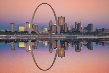St Louis Gateway Arch Sunrise - 141301437