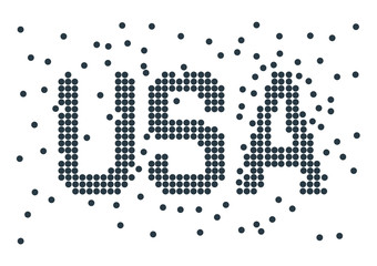 United States of America, vector illustration