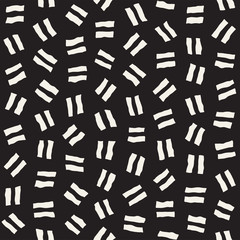 Vector Seamless Pattern. Abstract Background With Scattered Geometric Shapes.