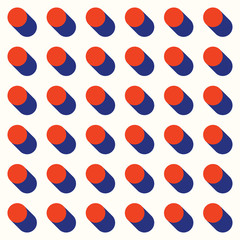 Retro vintage geometric seamless pattern background