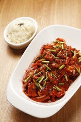 Braised Octopus with noodles