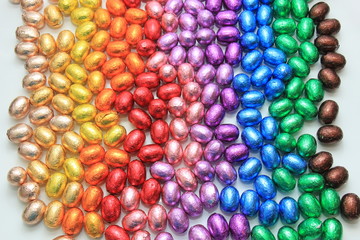 Chocolate easter eggs