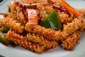Stir-fried Squid 