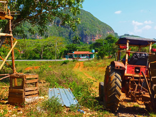 Tractor on the Farm