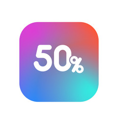 Obraz premium Modern App Button