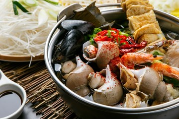 spicy Sea Snails soup, 매운골뱅이탕