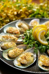 Grilled Mussels