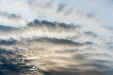 The rising sun, sky, cloud, , sunshine abstract, background