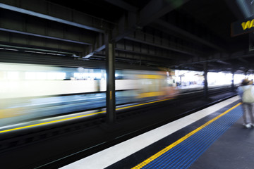 Fototapeta na wymiar Sydney subway station