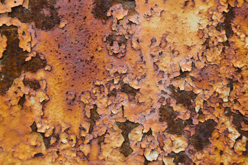 texture much rusty metal red and orange color