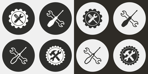 Tool icon set.