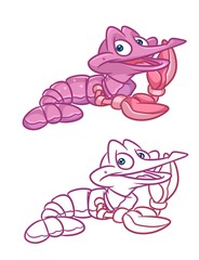 fish  cartoon Illustrations isolated image animal character