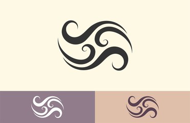 globe abstract tribal logo