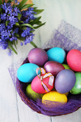 Still life in violet tones