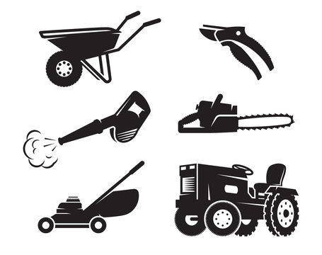 Gardening Equipment Icons