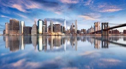 Fototapeta na wymiar New York City, Manhattan, downtown, NYC, USA.