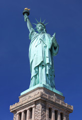 Fototapeta na wymiar Liberty Statue New York American Symbol USA US