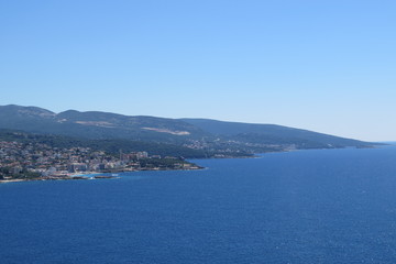 Fototapeta na wymiar Summer sea landscape in Montenegro