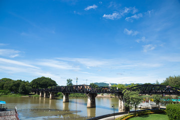 Fototapeta na wymiar Bridge on the River Kwai