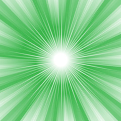 Obraz premium Rays Striped Pattern with green Light Burst Stripes. Abstract Wallpaper Background. Vector Vintage Illustration.