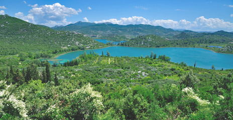 die Bacina-Seen in der Neretva-Region nahe Dubrovnik,Dalmatien,Kroatien
