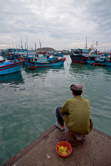 Daily life of Vietnam fishermen