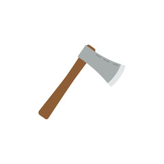 Simple vector icon of an axe. 
