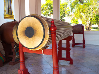 drum in Wat Benchamabophit (The Marble Temple)