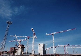 Construction site, Helsinki, Finland