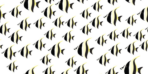 fish seamless isolated 