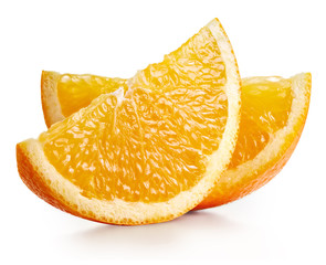 Ripe orange isolated