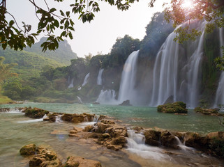 Ban Gioc waterfall in Vietnam