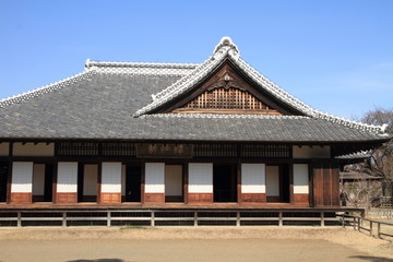 Fototapeta na wymiar Kodokan (clan school of Mito domain) in Mito, Japan