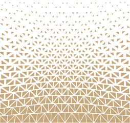 geometric halftone triangle minimal graphic vector pattern