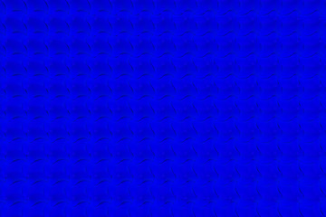 Fototapeta na wymiar Pattern of blue twisted pyramid shapes