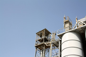 cement factory in the industrial area in Spain