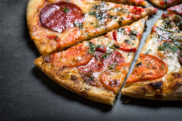 Traditional italian pizza