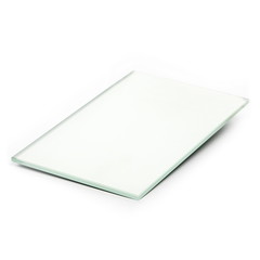 Próbka lustra z krawędzia szlifowaną Mirror panel  glass 
