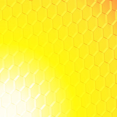 Fototapeta premium Vector : Abstract square on yellow orange background