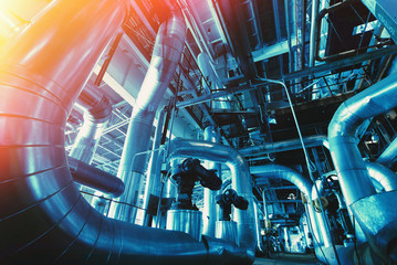 Industrial zone, Steel pipelines and equipment